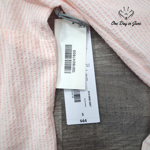 Liz Claiborne Long Sleeve Striped Top Size S - Picture 2 of 5